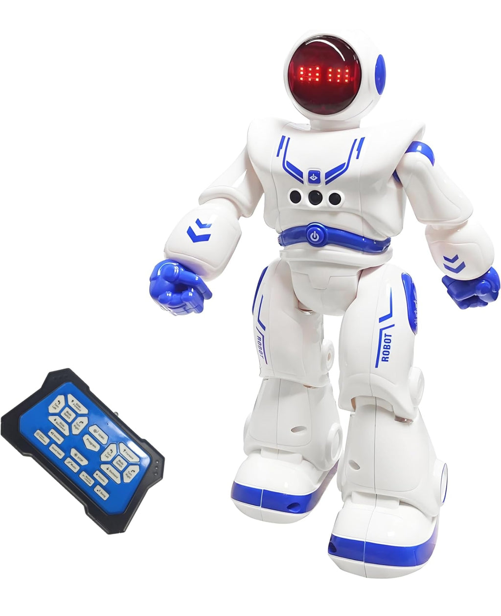 Remote Control Robot Toys for Kids 3-12, Gesture Sensing Programmable Dancing Robot with LED Eyes & USB-C Fast Charging,