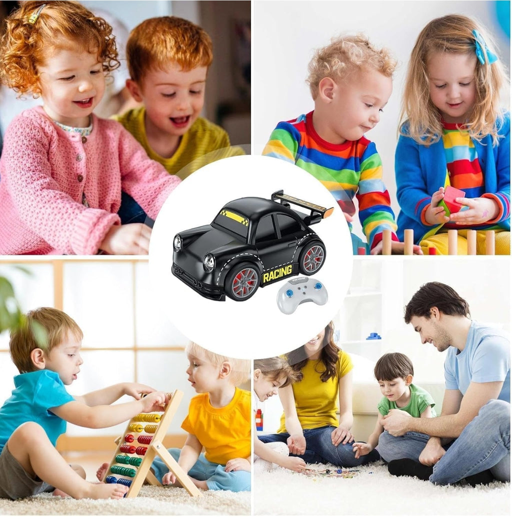 Mini Size 4WD RC Drift Car with Skill Building Drift Control LED Lights Learn Drift Techniques Drifting RC Car Toys