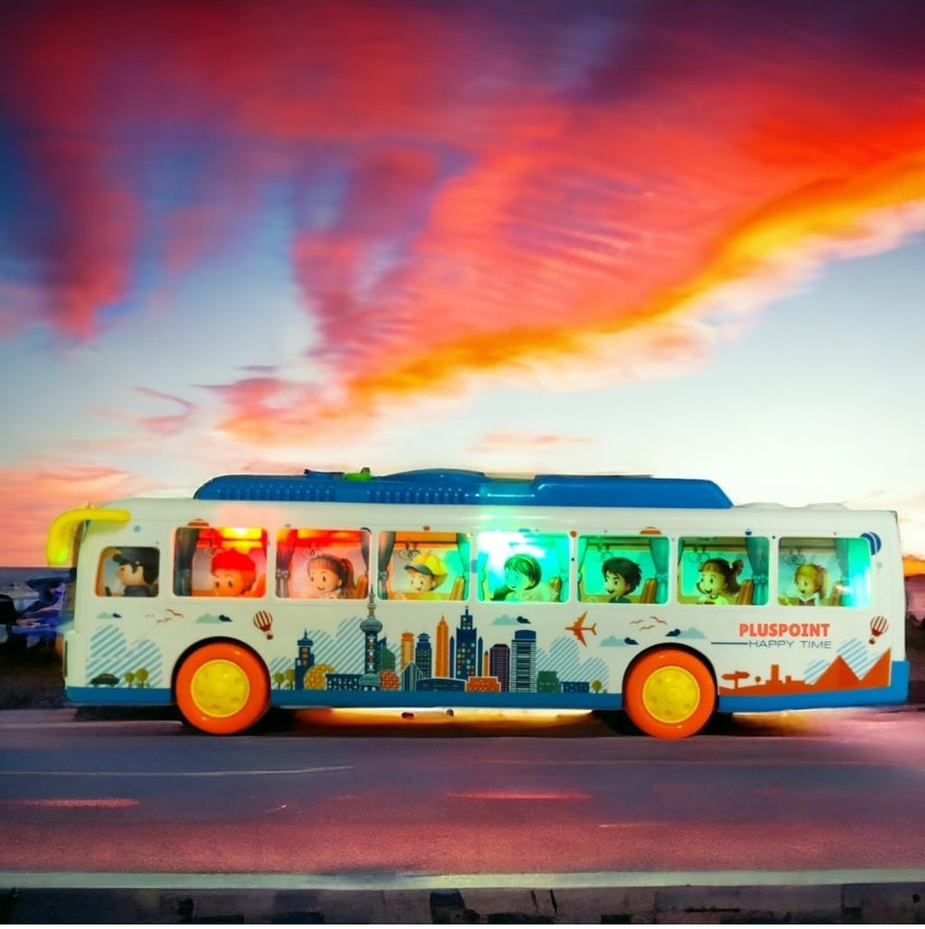 Big City Bus Toy Friction Powered