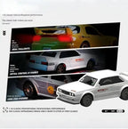 Toys 1:43 Scale Bwm E20 Mini RC Drift Car with Gyro Full Proportional RTR 2.4Ghz Remote Control with RGB Lights Drift car Multicolor
