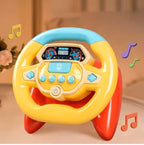 Kids Steering Wheel Toy for Backseat | Light & Music | Fun Gift for Toddlers & Small Kids