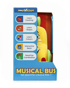 Musical Bus Toy for Kids – Fun Interactive Learning Music Bus with Lights And Sounds | Early Learning Activity Toy for 1+ Years