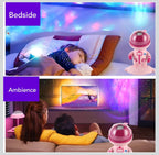 Star LED Night Light Projector, RGB High Clarity Star Projector Light Multicolor USB Powered for Bedroom (Pink)