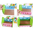 Wood Interactive and Learning House with Stackable Shapes and Numbers , Multicolour, 1 to 7 years old